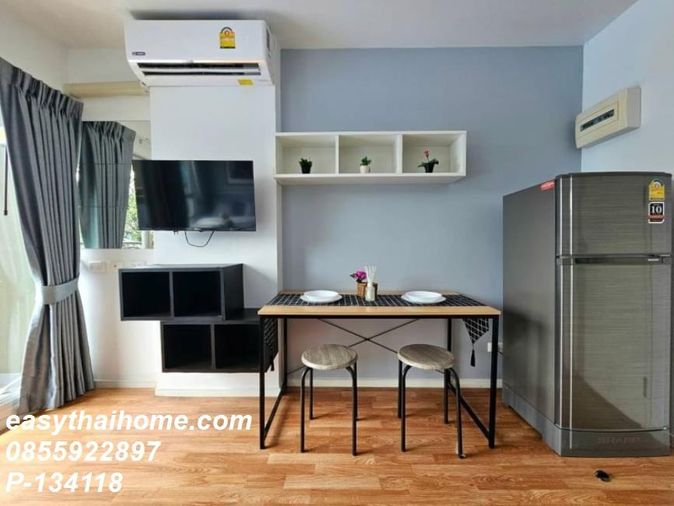 Studio condo for sale, 23 sqm, Lumpini Ville Ratburana - Riverview