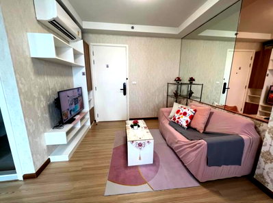 Condos for rent HomePro Rama 2 : add line : cutecondo beautiful room + fully furnished Quick response