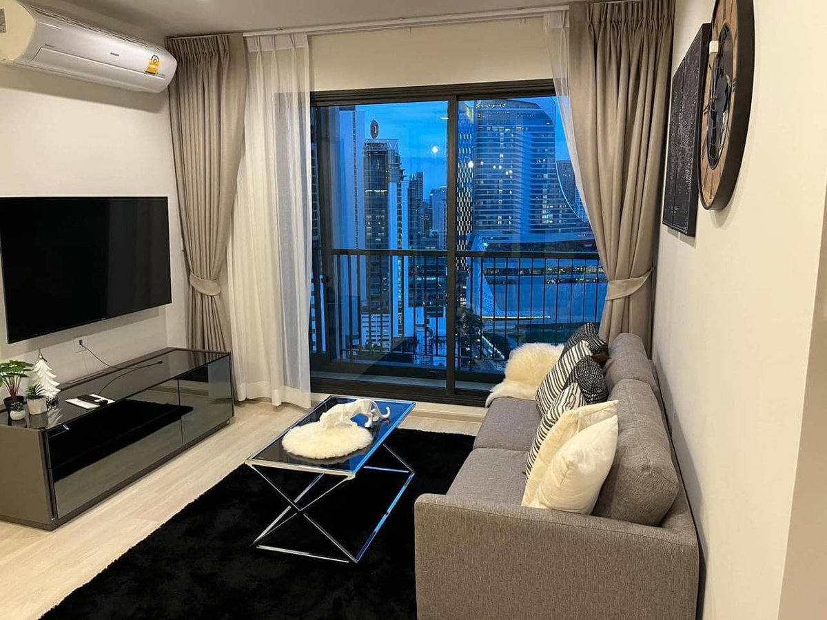 ‼️หลุดจอง‼️ For rent Life One Wireless ห้องตกแต่งสวยหรู วิวCentral Embassy LH-RW3492
