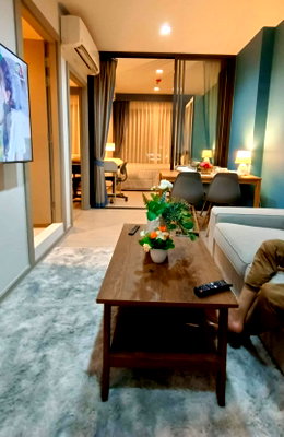 คอนโดให้เช่า : LineID: @Homelisting (มี@) ให้ เช่าคอนโด Life Asoke Rama9 2Bed พร้อมเข้าอยู่