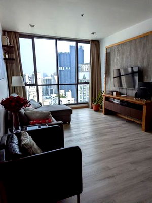 For Rent Hyde Sukhumvit 13 high floor unblocked city view 2 Bed 2 Bath near BTS Nana