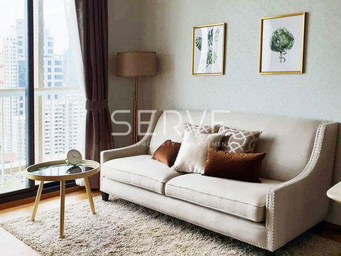 HoT Price 35K- Cozy Style 2 Beds 1 Bath High Fl.20+ Shuttle bus to BTS Phrom Phong / Condo For Rent-Park 24