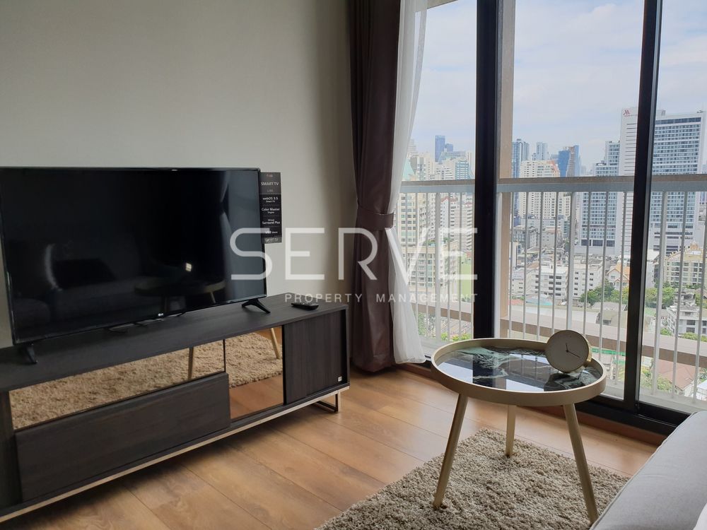 picture HoT Price 35K- Cozy Style 2 Beds 1 Bath High Fl.20+ Shuttle bus to BTS Phrom Phong / Condo For Rent-Park 24 - 4/11