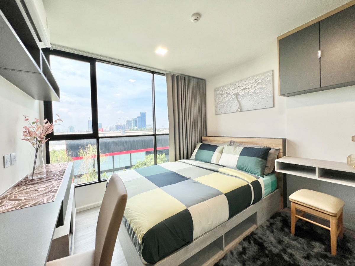 รูป คอนโดใหม่ติดถนนใหญ่ แต่งครบ ATMOZ TROPICANA BANGNA เจ้าของปล่อยเช่าเอง ยูนิตพิเศษห้องใหญ่หัวมุม ขนาด 33 ตรม. พร้อมเข้าอยู่ทันที - รูปที่ 7/18