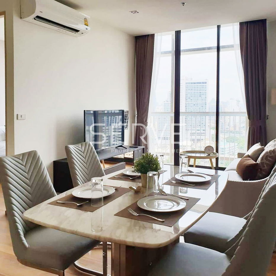 รูป HoT Price 35K- Cozy Style 2 Beds 1 Bath High Fl.20+ Shuttle bus to BTS Phrom Phong / Condo For Rent-Park 24 - รูปที่ 3/11