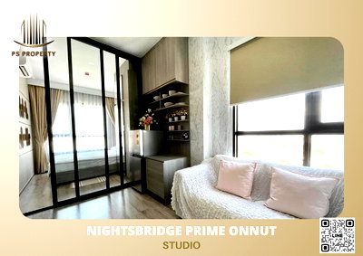 Condos for rent : For rent: Knightsbridge Prime Onnut 🏢 Luxury condo in On Nut. Built-in the room Fully decorated, beautiful and luxurious, open view 🚆near BTS On Nut