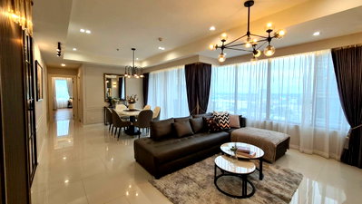 Condos for rent : LTHC9593 – The Emporio Place FOR RENT size 107 Sq. m. 2 beds 3 bath near BTS Phrom Phong Station ONLY 88K/Month