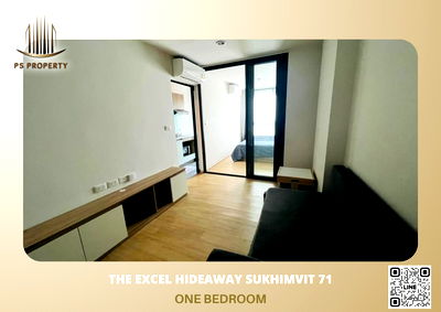 คอนโดให้เช่า :  📌The Excel Hideaway Sukhimvit 71 📌 ให้เช่าคอนโดราคาดีมากกก!! เฟอร์+เครื่องใช้ไฟฟ้าครบ พร้อมเข้าอยู่ 🔥