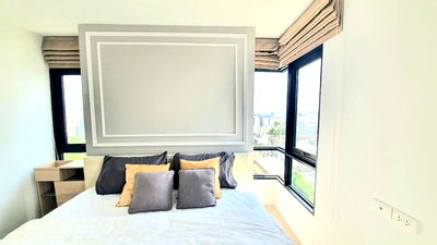 คอนโด BTS สำโรง : ขายคอนโดใกล้ bts ห้องมุม Knightsbridge Bearing 51 sqm. 2 bedroom 1 bathroom 1 kitchen