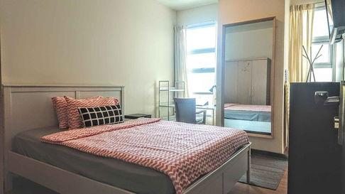 Baan Klang Krung Siam - Pathumwan【𝐑𝐄𝐍𝐓】🔥 Modern 2 bedrooms, The area is very wide. Near BTS Ratchathewi🔥 Contact Line ID: @hacondo
