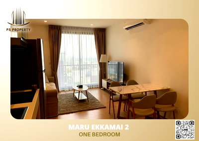 Condos for rent : For rent 🐕MARU Ekkamai 2 🐕 New room, every new piece of furniture (Pet Friendly) 🚄 Convenient transportation near BTS Ekkamai
