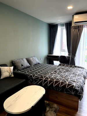คอนโดให้เช่า : ห้องใหม่ ตรงข้าม ม.เกษตร 8,000 บาท ชั้น 5
