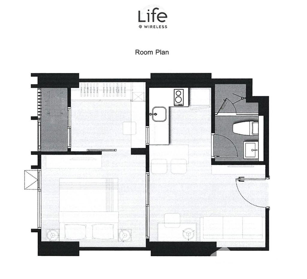 picture 1-BR Condo at Life One Wireless near BTS Phloen Chit (ID 511956) - 16/26