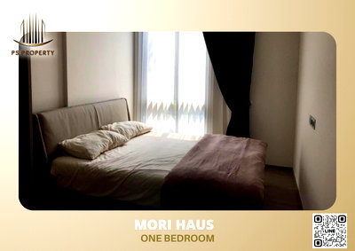 Condos for rent : For rent 🌲Mori Haus🌲 Condo decorated in resort style, ready to move in, convenient travel 🚝 near BTS On Nut.