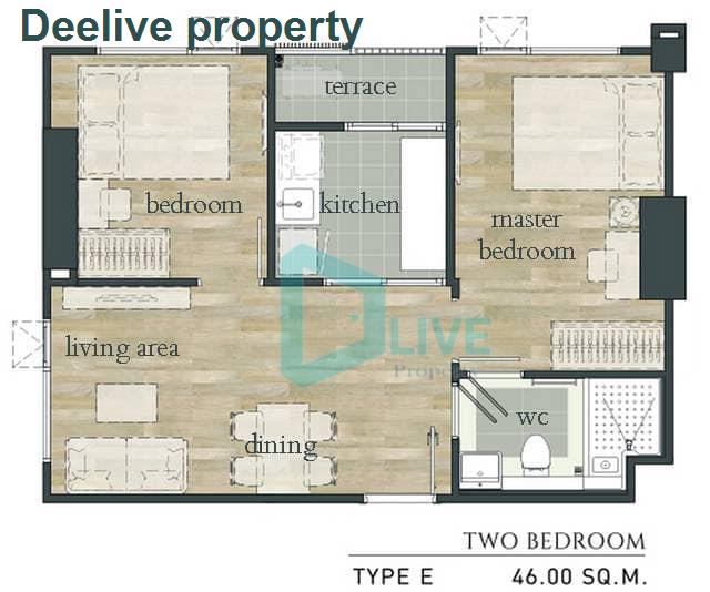 รูป DL100201 ให้เช่าคอนโด แอสปาย สาทร - ท่าพระ (Aspire Sathorn - Thapra) ใกล้ BTS ตลาดพลู พร้อมเข้าอยู่ โทรด่วน 0800343450 LineID @655ebbvc - รูปที่ 8/9