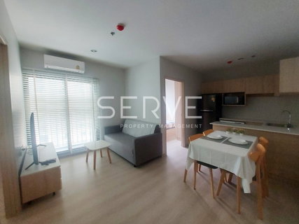 รูปภาพ 2 Beds 1 Bath New Room High Fl. 10+ Good Location Next to MRT Si La Salle Station at Nue Noble Srinakarin Lasalle Condo  / Condo For Rent
