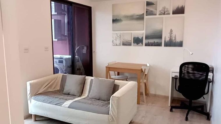 MN0926 ให้เช่าคอนโด เดอะทรี จรัญ  30 มีเครื่องซักผ้า 