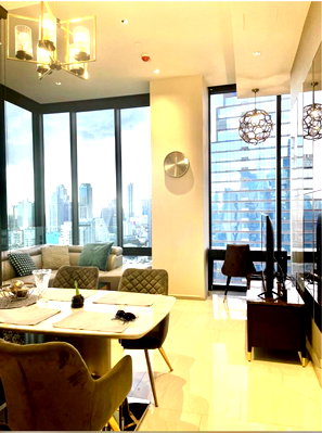 เช่าคอนโด จุฬาลงกรณ์มหาวิทยาลัย : ให้เช่า Ashton Silom. 2นอน 72ตร.ม. Line id: @pfagent