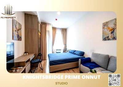 Condos for rent : For rent 📌 Knightsbridge Prime Onnut 📌 Good location, convenient travel, near BTS On Nut, complete furniture + electrical appliances.