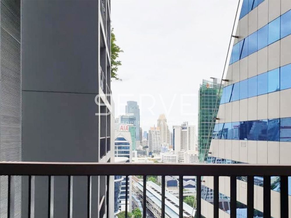 รูป Quiet Corner Unit 1 Bed High Fl. 20+ Close to BTS Surasak 160 m. / Condo For Sale-Noble Revo Silom - รูปที่ 8/8