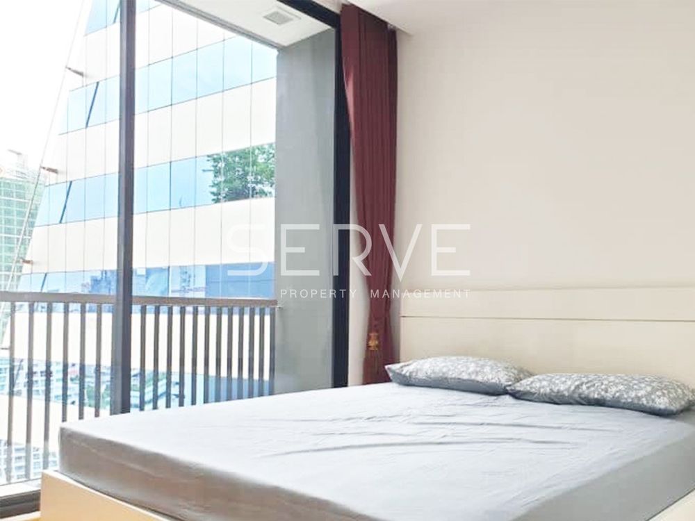 รูป Quiet Corner Unit 1 Bed High Fl. 20+ Close to BTS Surasak 160 m. / Condo For Sale-Noble Revo Silom - รูปที่ 3/8