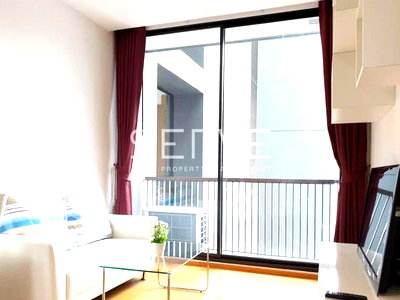 Condos for rent : Quiet Corner Unit 1 Bed High Fl. 20+ Close to BTS Surasak 160 m. / Condo For Sale-Noble Revo Silom