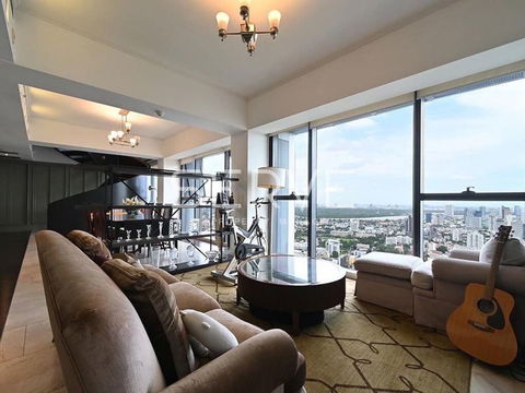 4 Beds 5 Baths Super High Fl. 50+ River View Good Location MRT Lumpini & BTS Chong Nonsi 600 m./Rent-The Met