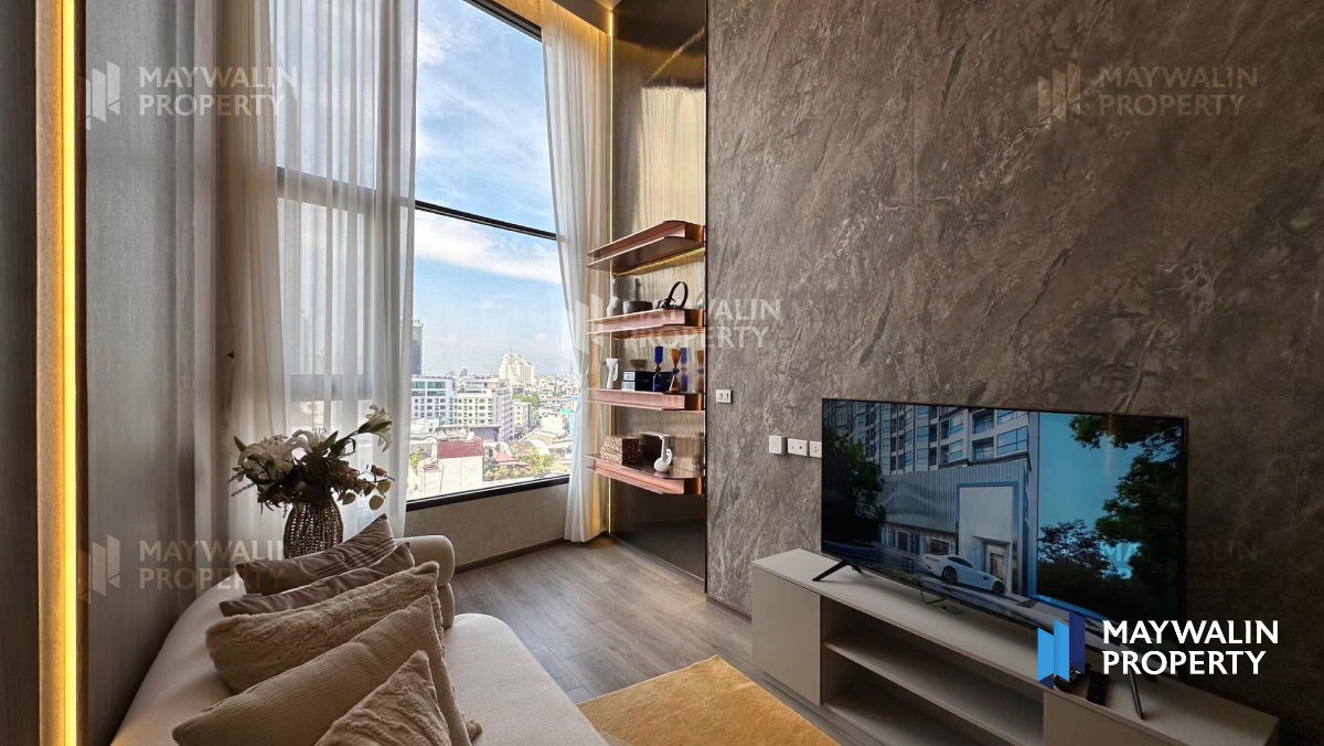 picture Soho Bangkok Ratchada 🔥 Special Price 35K🔥 Duo Space 2 Bed 48 Sqm.🟢 - 5/6