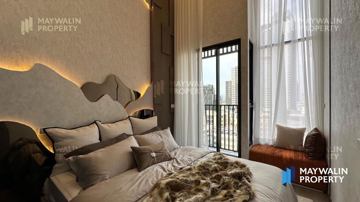 picture Soho Bangkok Ratchada 🔥 Special Price 35K🔥 Duo Space 2 Bed 48 Sqm.🟢 - 2/6