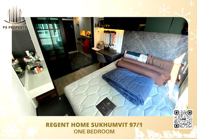 คอนโดให้เช่า : ให้เช่า✨Regent Home Sukhumvit 97/1✨ ห้องสวย เฟอร์นิเจอร์ เครื่องใช้ไฟฟ้าครบ ใกล้ BTS บางจาก