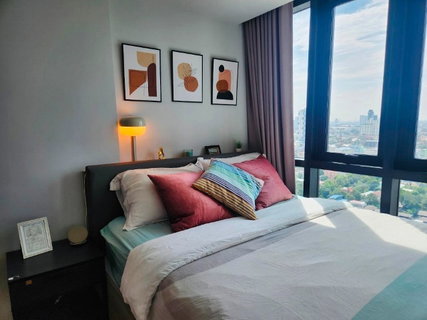 รูปภาพ Altitude Unicorn Sathorn - Tha Phra【𝐑𝐄𝐍𝐓】🔥 Ano side, Thonwa, 2 bedrooms, simple furniture Near BTS Talat Phlu.🔥Contact Line ID: @hacondo