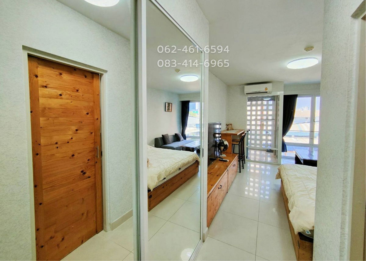 รูป คอนโด ไอ-เฮาส์ พระราม9-เอกมัย ตึกA ชั้น4 ขนาด 28ตรม. เฟอร์ฯครบพร้อมอยู่ ติดถนนพระราม9 - รูปที่ 11/21