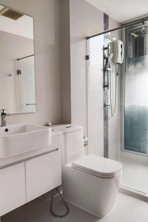 รูป ให้เช่า คอนโดหรู ติดสถานีรถไฟฟ้า MRTบางกระสอ  มีเครื่องซักผ้า    - รูปที่ 6/7