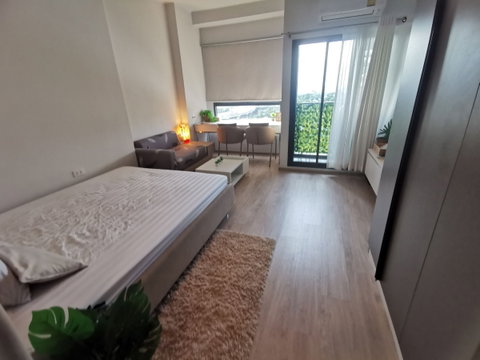 Available 15Dec26! Ideo new rama9. Studio 27sqm. Line id: @pfagent