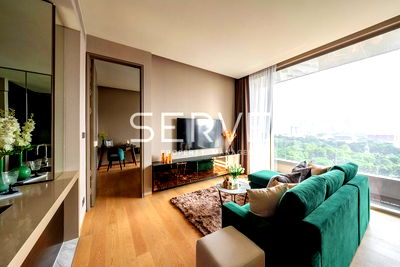 คอนโดให้เช่า : 🔥1 นอน มีอ่าง แต่งสวยๆ กับสุดยอดวิวเขียวขวี บนทำเลดีๆ คอนโดหรูติดสวนลุม และใกล้ MRT สวนลุมพินี 400 ม. ที่ Saladaeng One / ให้เช่าคอนโด