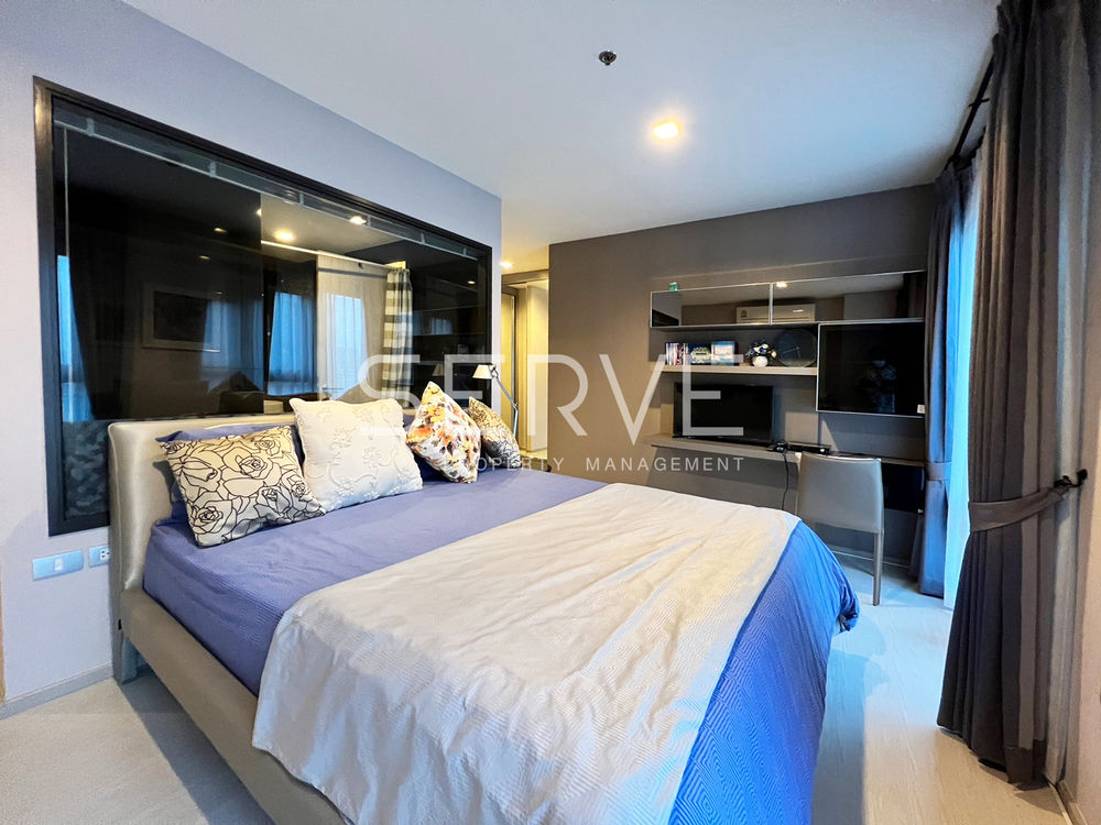 รูป  1 Bed with Bathtub Nice Room Good View & Good Location BTS Thong Lo 350 m. / For Rent & For Sale-Rhythm Sukhumvit 36 38 (ริทึม สุขุมวิท 36 38) - รูปที่ 10/11