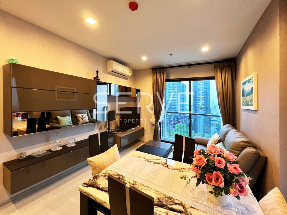 รูป  1 Bed with Bathtub Nice Room Good View & Good Location BTS Thong Lo 350 m. / For Rent & For Sale-Rhythm Sukhumvit 36 38 (ริทึม สุขุมวิท 36 38) - รูปที่ 11/11