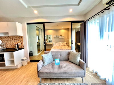 Condos for rent Terminal 21 Korat : 1Bed, very beautifully decorated ✨ 9500 baht/month, 5th floor, Dey dormitory building, premium grade furniture 😍