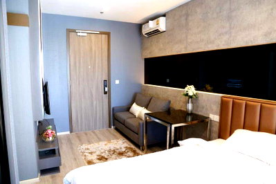 คอนโดให้เช่า : คอนโด 1-ห้องนอน ที่ ไอดีโอ โมบิ อโศก ใกล้ MRT เพชรบุรี (ID 663220)
