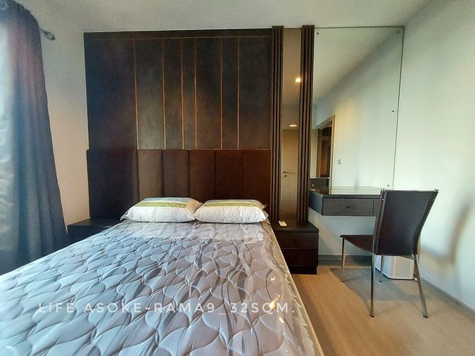 R600 ให้เช่าคอนโด Life Asoke Rama9 (ไลฟ์ อโศก พระราม9) วิวสวน ห้องตกแต่งสวย เฟอร์ครบ พร้อมเข้าอยู่ ราคาพิเศษ