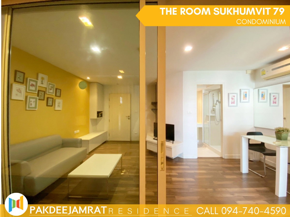 รูป 🅵🅾️🆁 🆁🅴🅽🆃  The Room Sukhumvit 79 1 ห้องนอน 1 ห้องน้ำ  ขนาด 38 ตร.ม. 13,500 บาท / เดือน - รูปที่ 6/24
