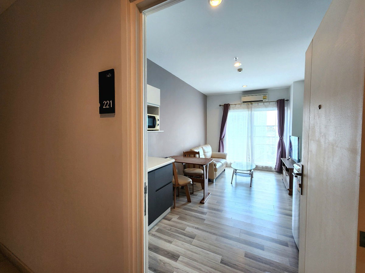 รูป สถานะตามภาพปก **ห้องว่างครับผม**  ให้เช่า เดอะ คีย์ วุฒากาศ ครับผม  33 ตรม.++ห้องโทนขาว ส่วนกลางดี ติดBTS วุฒากาศ 0 เมตร++ - รูปที่ 23/34