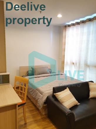 รูป DL009378 ให้เช่าคอนโด ไอดีโอ รัชดา - ห้วยขวาง (IDEO Ratchada - Huaykwang) ใกล้ MRT ห้วยขวาง พร้อมเข้าอยู่ โทรด่วน 0653619502 LineID @534wlwof - รูปที่ 4/8