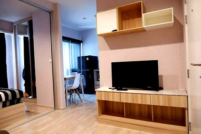 คอนโดให้เช่า : ให้เช่า Plum Condo รามคำแหง สเตชั่น ห้องมุม วิวสวย เฟอร์ครบ พร้อมอยู่ 250m Airport Linkรามคำแหง