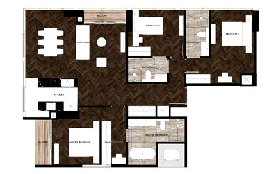 ขายคอนโด : ด่วน!!! 3BR 116.49sq.m. River view rare item Fully furnished 065-053-9935 Gunn
