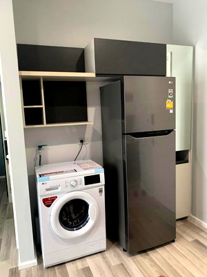 คอนโดให้เช่า : ให้เช่าคอนโด The Key Wutthakat เครื่องใช้ไฟฟ้าครบ มีเครื่องซักผ้า 9,500 บาท