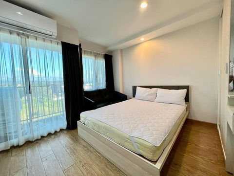 ✅ขายคอนโด แม่สอด ชั้น 5 ฝั่งตะวันออก วิวเมือง มีเครื่องซักผ้า The Rise condo mae sot 