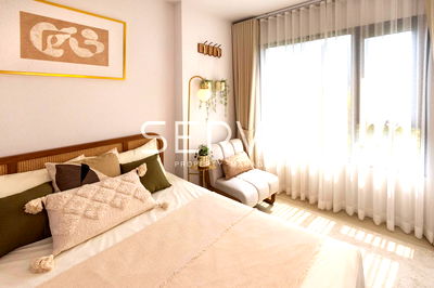 Condos for sale : 1 Bed with Partition High Fl. 10+ Homey Style Good Location BTS Phloen Chit 600 m. / For Sale-Life One Wireless