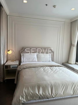 Nice Room 1 Bed with Partition High Fl. 30+ Good Location BTS Phloen Chit 600 m. / For Sale-Life One Wireless