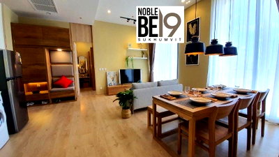 คอนโดให้เช่า : LTHC9726 – Noble be19 FOR RENT size 70 Sq. m. 2 beds 2 baths Near BTS Asoke Station ONLY 60K/Month